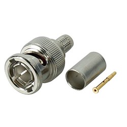 Kings Electronics BNC 75 Ohm Crimp Plug Suits Belden 179DT